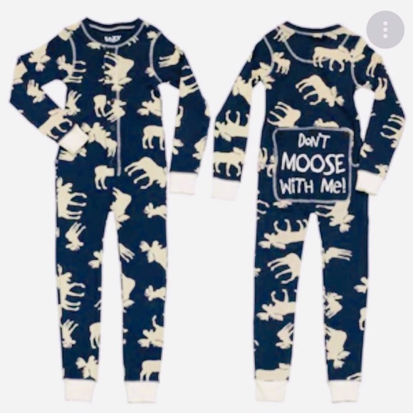 - Lazy one moose pajamas - Picture 2 of 7